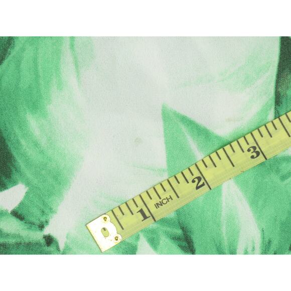 Show Me Your MuMu Green Tropical Boho Palm Tree Print Spaghetti Strap Maxi Dress - Picture 8 of 9